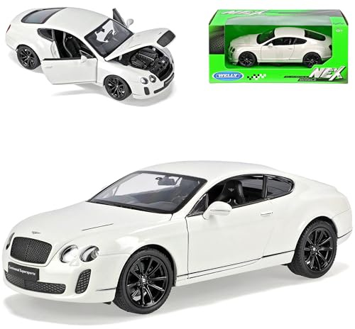 Welly Bentley Continental SupeRSprorts Coupe Weiss 1/24 Modell Auto
