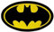 Childrens/Kids Batman Logo Bedroom Floor Rug/Mat (98cm x 57cm) (Black/Yellow)