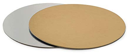 Decora Manteles individuales acoplados, dorado/plata, cartón, dorado/plata, 34 cm