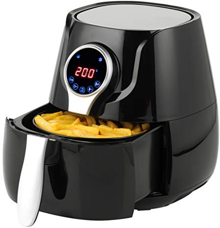 Salter EK2118 - Freidora de aire caliente - Cocina saludable - 2,5 litros - Multicolor 4,5 Litros negro