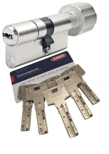 ABUS Bravus.3000 MX Knaufzylinder mit Sicherungskarte und 6 Schlüssel, Länge (a/b) 40/K30mm (c=70mm) K=Knaufseite, modulare Bauweise MX erhöhter Bohr/Zieh- u. Abreißschutz