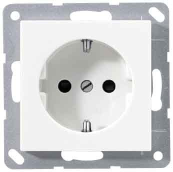 Jung A520 SCHUKO-Steckdose (cremeweiss)