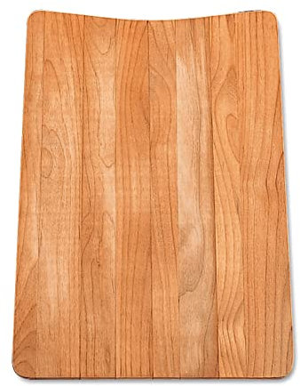 BLANCO 440229 Wood Cutting Board (Diamond Equal Double Bowl) Accessory, Red Alder