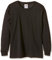 Fruit of the Loom Kids Unisex Long Sleeve Value T-shirt Black 7/8