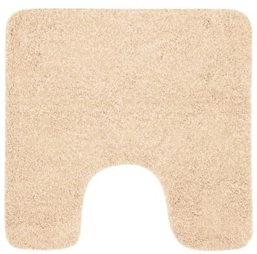 Spirella Badteppich aus der Gobi-Kollektion, 100% Polyester und Mikrofaser, 55 x 55 cm, Beige