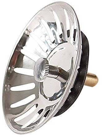 Soytich Universel Crépine Bonde à Panier pour Évier avec Excenter Remplacement Panier-Filtre 01