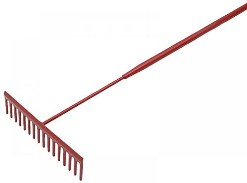 Faithfull Asphalt Rake Tubular Shaft 16T Flat