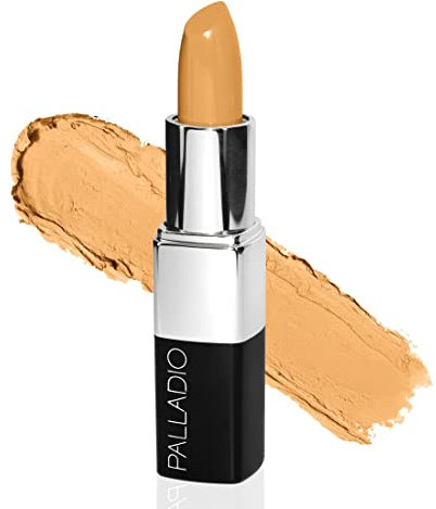 Palladio Stick Concealer, langanhaltende tägliche volle bis mittlere Abdeckung, natürliche Abdeckung für Augenringe und Farbkorrektur, praktische glatte Stick-Form, Yellow