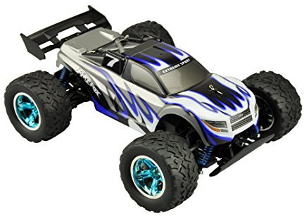 Amewi 22177 - Fahrzeug - Truggy S-Track V2, M 1:12 / 4WD / RTR/ 2.4 GHZ, Blau, Grün