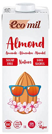 Ecomil Almond Drink + No Added Sugar 1000ml X 4 (Pack of 4)