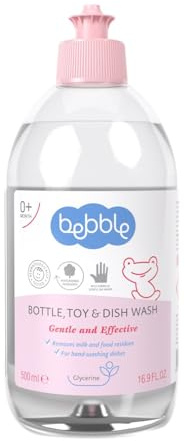 bebble Baby morbido ed efficace Servizio da tavola e giocattolo detergente, 500 ml