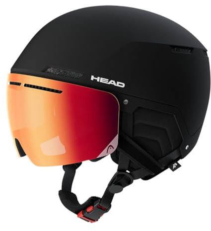 HEAD Cinema PRO-Caschi da Sci e Snowboard Unisex Adulto, Nero, XS-S