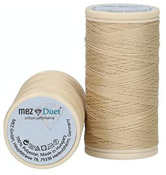 MEZ Duet Stärke 100 4645100-03082 braun Nähgarn, 100 % Polyester, 100m