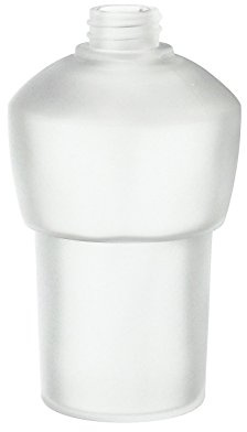 Smedbo L372 Ersatzbehälter, Milchglas, Weiß, 5,5 x 5,5 x 1,33 cm
