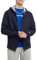 Champion Herren, Bequemes Zip-up Hoodie Sweatshirt (Reg Groß) Aufwärmen oder Trainingsjacke, Navy-407d55, M