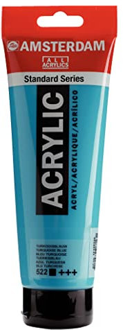 Amsterdam Standard Series Acrylique Tube 250 ml Bleu Turquoise 522 (17125220)