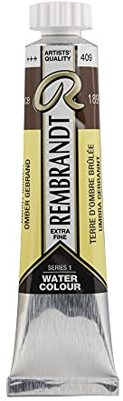 Rembrandt Watercolour Tube 20 ml Burnt umber 409 (05044090)