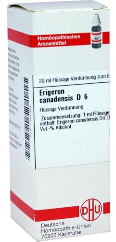 Erigeron canadensis D6 DHU Dilution, 20 ml Lösung