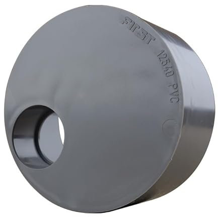 First Plast - Raccord PVC Évacuation - Tampon de Réduction PVC Mâle Femelle 125/40
