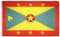 AZ FLAG - Bandera Granada - 150x90 cm - Bandera Grenadina 100% Poliéster ligero Con Ojales de Metal integrados - 80g