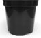 Elixir Gardens 3 Litre Recycled Plastic Plant Pots (Black Round) Pack of 50