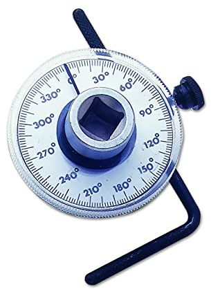 Laser 2611 Torque Angle Gauge 65mm 1/2D, Black / Black