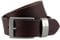Pierre Cardin Gürtel Herren, Premium Echtleder-Gürtel Herren 40 mm breit, Echtleder Herrengürtel aus Vollrindleder schwarz, Größe/Size:120, Farbe/Color:braun