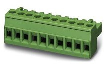 PHOENIX CONTACT MSTBT 2,5/16-ST Leiterplattenstecker, 2.5 mm² Nennquerschnitt, 16 Anschlüsse, MSTBT 2.5/..ST Artikelfamilie, 5mm Rastermaß, Grün, 50 Stück