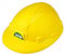 Lena 69841 - Baustellenhelm ca. 24 cm, Bauarbeiter Kinderhelm in Größe verstellbar, Bauhelm für kleine Baumeister, Baustellen Rollenspiel und Fasching, Kostüm Zubehör Helm für Kinder ab 2 Jahren, gelb