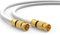 2m Satkabel 135 db Quick F-Stecker Schnellstecker Sat TV Kabel DIGITAL Antennenkabel Koaxial Router Anschlusskabel HD 4K UHD