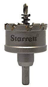Starrett Carbide Tipped Hole Saw - CTD60 TCT Deep Cut Holesaw Cutter - For Metal Stainless Steel Iron Aluminium - 60mm