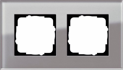 Gira 0212122 Abdeckrahmen 2-fach Esprit Glas, umbra