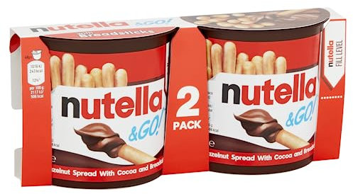 Nutella & Go 72 Packages With Each 52 Grams by Ferrero Nutella