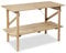 Lacewing 2 Tier Collapsible Garden Greenhouse Wooden Staging Suitable for Garden Outside Greenhouse with Amazing Strong Durable Treated Pine Wood (W 1.22 x D 0.53 cm)