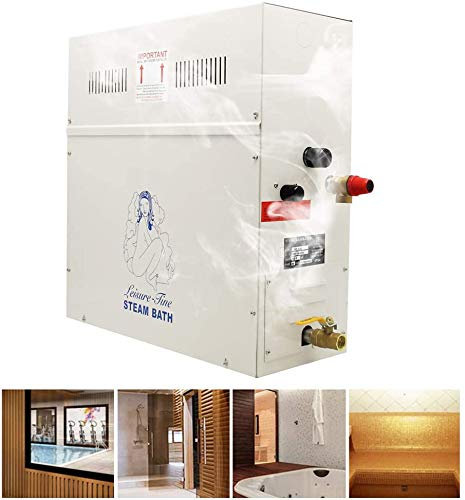 Hanchen 15KW Generador de Vapor para Sauna/Baño Turco/Spa Dentro de 15m³ 380V|Conservación Automática del Calor 35-55℃|Temporizador 1-12h CE