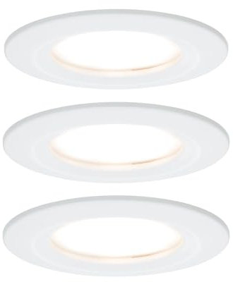 Paulmann Premium EBL Set Coin Slim dimmbar rund starr LED 3x6,8W 2700K 230V 51mm Ws matt/Alu