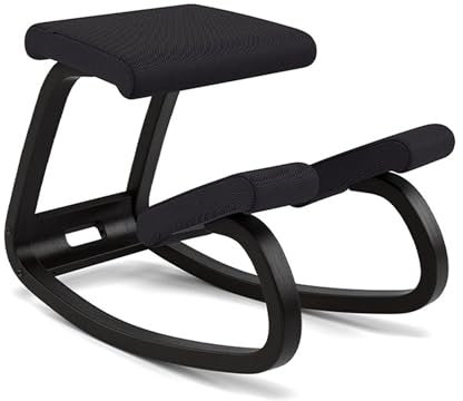 Variable, Original Kniestuhl, Design von Peter Opsvik - Schwarz/Schwarz, Profitieren Sie von Einer 10-jährigen Garantie
