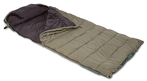 Anaconda Unisex – Erwachsene Schlafsack NW III, Schwarz Beige, XXL-Maße: 230 x 105 x 10,5cm