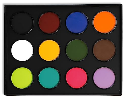 Mehron/Paradise Professional 12 Color Palette