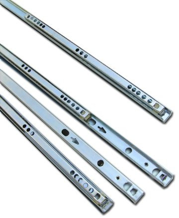 4 Pairs Metal Ball Bearing Drawer runner Pr 342mm draw depth for 17mm