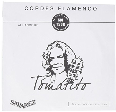 Savarez T53R Flamenco Fusion Gitarrensaiten, normale Spannung, Alliance Kohlefaser-Verbundwerkstoff, 3. G, Stärke 0,34 Zoll, Einzelsaite, 10 Stück