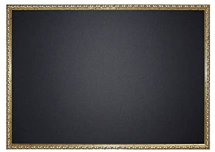 Kreidetafel mit Antikrahmen in Altgold 60 x 42 cm