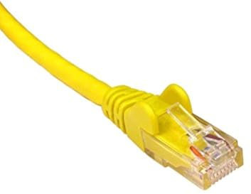 World of Data 3m YELLOW CAT6 Network Cable (100% Copper Wire) - RJ45 - Ethernet - Patch - LAN - 10/100/1000 - Gigabit