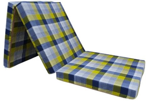 Natalia Spzoo Klappmatratze Faltmatratze 195x65x10 cm (002-100% Cotton)