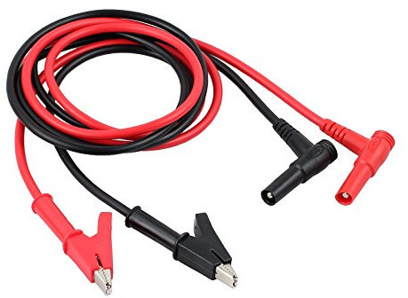 Proster 15A Multimeter Leitung 1 Paar Elektronik-Testleitung Bananenstecker zu Krokodilklemme mit schwere Ausführung