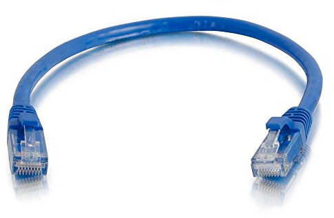 C2G 83161 1M BLUE Cat5e Ethernet RJ45 High Speed Network Cable, LAN Lead Cat5e Unshielded PVC UTP Patch Cable