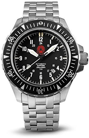 Praetorian Signifer Automatik H3 Uhr Trigalight Taucheruhr - Stahlarmband