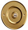 Polished Brass 100mm Dia Bell Push with China Press