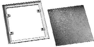 Upmann Fliesenrahmen PVC weiß 409x256mm - 80742