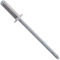 PARCO Lot de 250 rivets aveugles en aluminium, rivets métalliques pour métal, plastique et cuir DIN 7337 - Aluminium/acier - 4,8 x 30 mm